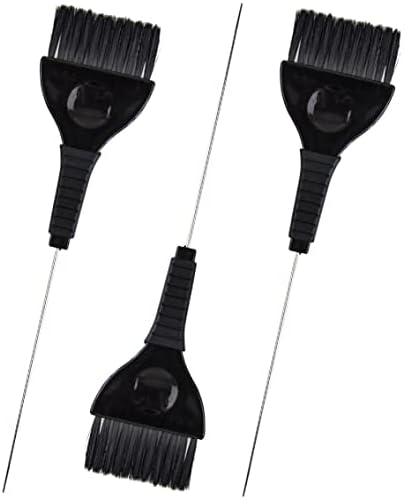 Pintail Hair Dye Brushes - 3 Tint Brushes - Hair Color Pin Tail Color Brush by SalonSupplyCo