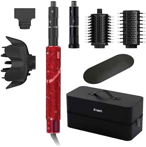 Shark FlexStyle, Air Multi-Styler & Drying System, Red Diamond, HD442JR by Shark