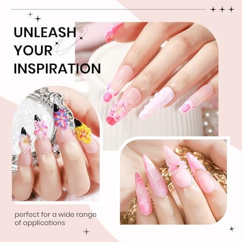 3d Nail Sculpting Gel Set: Clear White Solid Builder Gel for Nails - Image 6