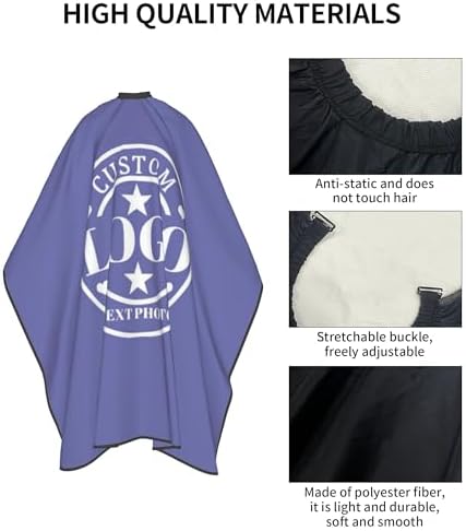 Custom Barber Cape Customized Haircut Capes Logo Text Photo Salon Hairdressing Apron for Home and Barbershop - Image 6