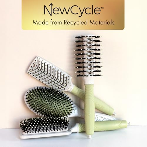 Olivia Garden NewCycle Professional Hair Brush is made from 100% recycled materials (except bristles and cushion), styles all hair types quickly and creates long lasting styles - Image 5