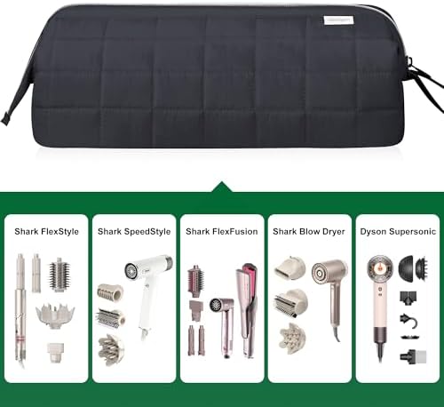 KarSyon Dyson Airwrap Travel Case for Hair Dryer Shark Flex Style - Image 2