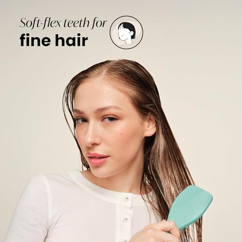 Tangle Teezer Fine Ultimate Detangler Brush for Fine Hair, Marine Teal - Image 3