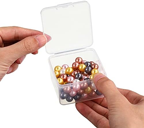 Jetec 6 Pieces Small Clear Plastic Storage Box, 2.5 x 2.5 x 1.6 Inch - Image 6