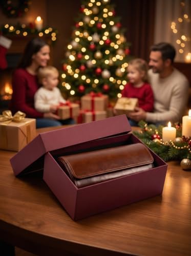 MR.OKAY 3 Watch Travel Case- Classic Leather Watch Case With Superb Texture.Portable Watch Roll Or Organizer For Storage And Display. Best Travel Gift for Men,All Handcrafted By Artisans. - Image 2