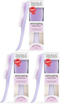 Tangle Teezer Fine Ultimate Detangler Brush, Dry & Wet Hair Brush to Detangle & Reduce Breakage for Fine Hair Types, Hypnotic Heather (Pack of 3) by TangleTeezer
