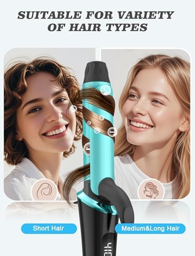 Mini Travel Curling Iron 1 Inch,Dual Voltage with European Plug Adapter - Image 7