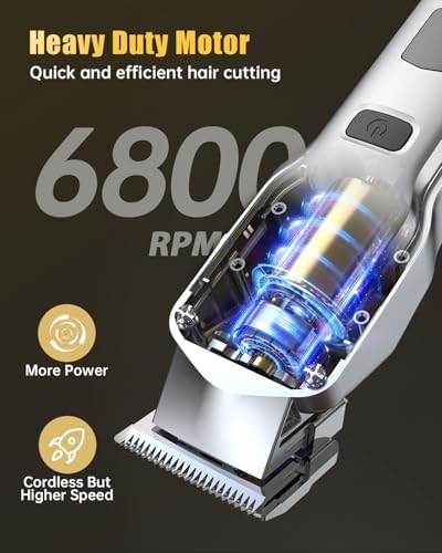 Romanda Hair Clippers and Trimmers Set Cordless for Men Grooming,Barber Set - Image 6