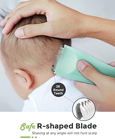 Quiet Baby Hair Clippers for 0–12Y with Hair Cutting Kit - Image 4