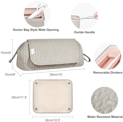KarSyon Hair Tools Travel Bag with Hot Tool Mat 2 in 1 Organizer Bags - Image 5