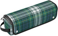 Tartan Plaid Verdant Hair Tools Travel Bag Travel Organizer Pouch Portable Carrying Case with Heat Resistant Mat for Flat Irons Curling Iron Hair Dryer by PJXTH