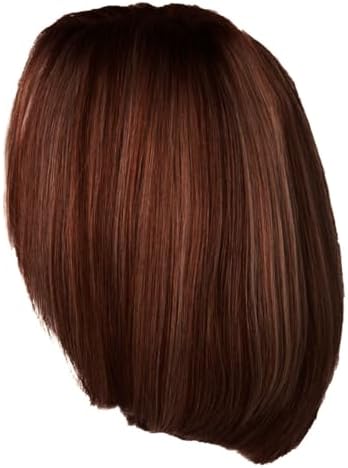 Raquel Welch Longing For London Luxurious Mid-Length Bob Cut Wig, Black Label Human Hair Collection by Hairuwear, Average Cap, RH32/31SS Shaded Cinnabar - Image 4