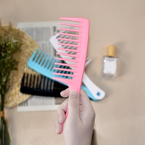 4PCS Wide Tooth Comb, Large Hair Detangling Comb for Curly, Wet, Long Hair - Image 5
