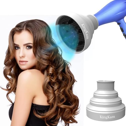 KingKam Collapsible Silicone Hair Diffuser for 1.57-1.96 inch Nozzle - Image 7