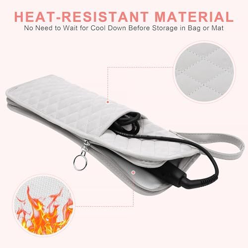 2-in-1 Heat Resistant Mat & Storage Bag for Hair Tools - Image 4