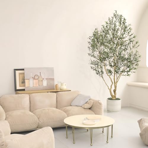 Realead Large Artificial Olive Tree 9ft with Thick Trunk & Realistic Leaves - Image 2