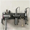4-in-1 Hair Tool Organizer, Wall Mount Hair Dryer Holder, Black by Unknown