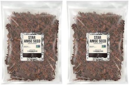 Soeos Star Anise, Star Anise Whole, Anise Seeds, NON-GMO Verified，32 Ounce by SOEOS