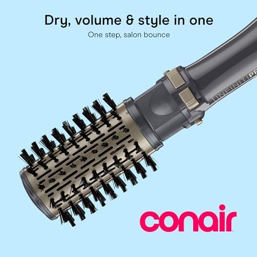 Conair InfinitiPRO Blow Dryer Brush Set, Rotating, 2" & 1" Brush Heads - Image 2