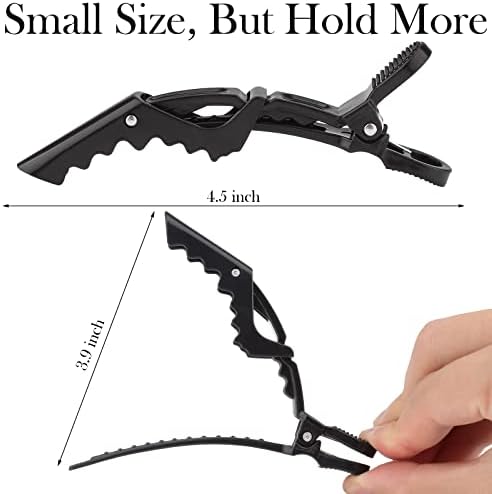 Ondder 24pcs Hair Clips for Styling, Sectioning, Coloring, Cutting - Alligator Salon Pro Hair Clips for Barber, Unisex, Adult - Image 2