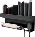 Affogato Storage Holder Compatible with Dyson Airwrap Styler, Curling Iron Wall Mount Holder Stand, Aluminum Hair Tool Organizer Rack for Bathroom by Affogato