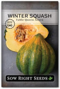 Sow Right Seeds - Table Queen Acorn Squash Seed for Planting Vegetables by SowRightSeeds