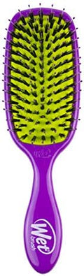 Wet Brush Shine Enhancer Hair Brush, Purple - Exclusive Ultra-soft IntelliFlex Bristles - Natural Boar Bristles Leave Hair Shiny And Smooth For All Hair Types - For Women, Men, Wet And Dry by WetBrush