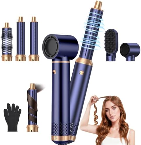 5 in 1 Blow Dryer Brush, Upgrade Hair Dryer Brush Air Curler Air Curl Wrap by Yitrust
