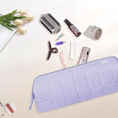 KarSyon Dyson Airwrap Travel Case for Hair Dryer Shark Flex Style Lavender - Image 4