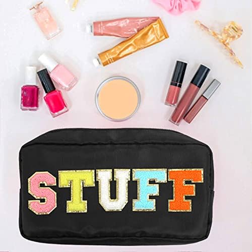 DYSHAYEN Small Cosmetic Bag, Black Stuff - Image 2