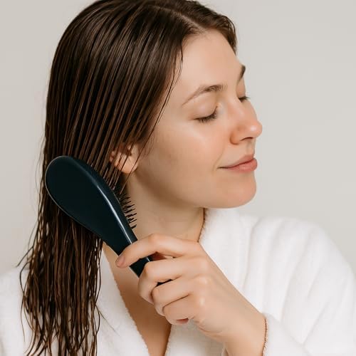 Wave Detangling Brush Set for Curly Hair, Thick, Straight & Natural Hair - Gentle Detangler Hair Brush for Women, Kids & Toddlers with Flexible Bristles -Hairbrush for Wet & Dry detangle - Image 6