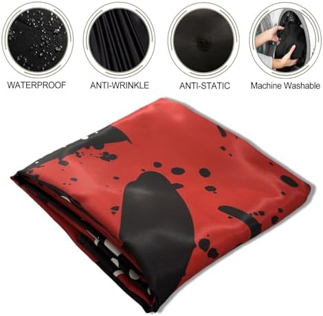 Barber Capes for Men Hair Cutting Capes with Snaps Salon Capes for Stylists Waterproof Hairdresser Gown Cape- 63”× 56”(Black) - Image 4