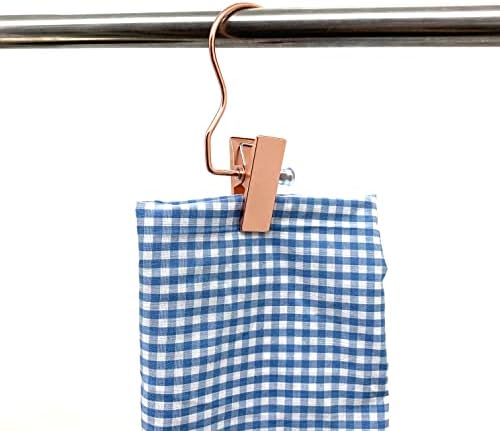 4.5 Inch Metal Boots Hanger, Rose Gold Clip Hangers for Shoes, Gloves, Hair Extensions, Wigs, Clothing Accessories, 12 Pack - Image 5
