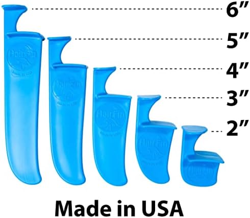 As Seen On Shark Tank - HairFin Hair Cutting Tools, Set of 5 Includes 2”, 3”, 4", 5" and 6” Haircut Guides - Made in USA - Image 4