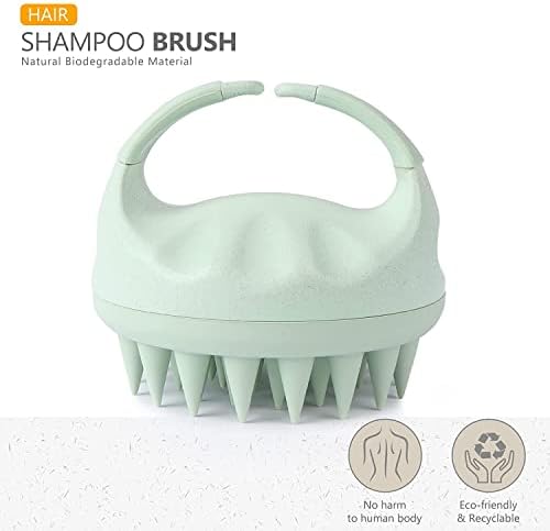 Sndyi 2 PCS Scalp Massager Shampoo Brush, Scalp Scrubber with Soft Silicone Bristles, Scalp Exfoliator for Dandruff Removal, Scalp Massager for Hair Growth, Wet Dry Hair Brush for Scalp Care - Image 2