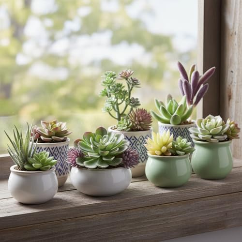 18 Pcs Artificial Succulent Plants Unpotted Premium Fake Plants Double Flocked Succulents Realistic Textured Faux Succulents DIY Floral Decor for Home Garden Arrangement Office Party Indoor Outdoor - Image 4