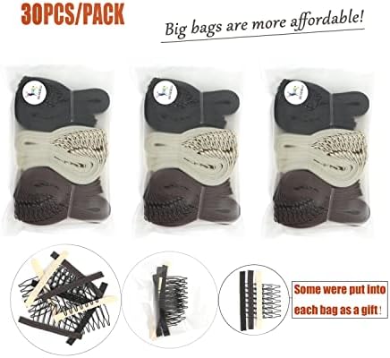 Adjustable Elastic Bands Straps For Wigs (Mixed/30pcs) - Image 3