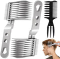 Blend Friend Fade Comb Set 3PC Self Hair Cutting Tools for Men & Boys Grey by EHBELIF