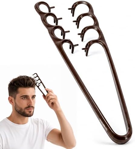 Texture Styling Comb, Wide Tooth Daily Grooming Comb (1pc-Brown) by Unknown