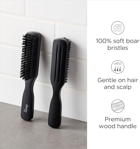 Diane 100% Soft Boar Bristle Styling Brush - Image 2
