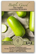 Gaea's Blessing Seeds - Bottle Gourd Seeds - Opo Squash - Non-GMO Seeds with Easy to Follow Planting Instructions - NAM Tao Yao Heirloom 94% Germination Rate by GaeasBlessing