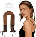 Curling Tie New Hair Curlers to Sleep in, Heatless Curls Overnight Headband, Soft Ribbon Wrap for Long Hair, Perfect Natural Curls Bouncy Curls Hairstyle Hair Suitable for All Hairs Types(Brown) by ONEUPIN