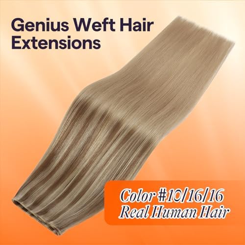 Full Shine Genius Weft Hair Extensions Human Hair 16 Inch 50g - Image 2