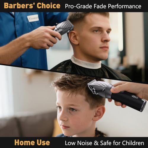 FADEKING® Hair Clippers for Men, Cordless Barber Clipper & Trimmer Kit - Image 6