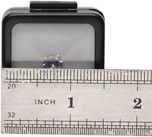 Glass Top Loose Diamond or Gemstone Display Box Case Holder Show Container Metal (Black Small) - Image 3