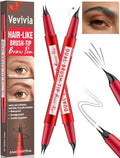 Vevivia 2-Pack Eyebrow Pen Set for Natural Hair-Like Brows, Grey by VEVIVIABEAUTY