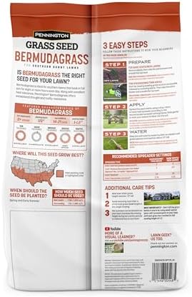 Pennington Bermudagrass Grass Seed 5 lb (Pack of 6) - Image 3