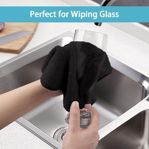 HOMEXCEL 150PK Microfiber Cleaning Cloth, Cleaning Rag for Home, 11.5x11.5 - Image 5