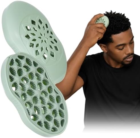 Starter Loc Tool for 3C-4C Hair, Washable TPE Hair Sponge Alternative for Black Men and Women, Twist Styling Tool for Natural Coils, Reusable Afro Curl Tool(1, green) by Unknown