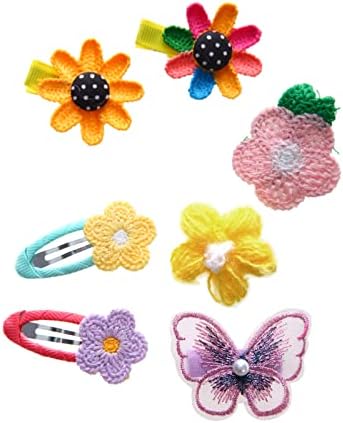 56PCS Toddler Hair Accessories Set: Colorful Rainbow Barrettes, Pins, Candy Fruits, Butterflies for Kids' Stylish Hairstyles - Image 2